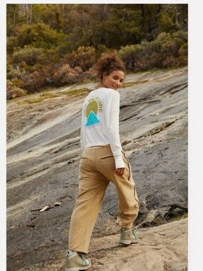 Free People Movement Victory Lap Graphic Long-Sleeve small
